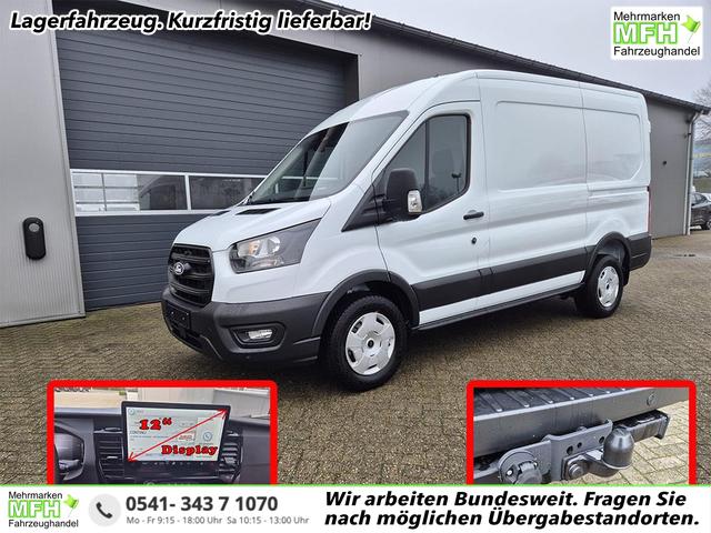 Ford Transit - L2H2 2.0 EcoBlue 130PS Trend 3,5t 2-Sitzer AHK Sitzheizung Lenkradheizung Frontscheibe beheizb. Klimaautomatik PDC v+h R&uuml;ckf.Kamera Bluetooth DAB Apple CarPlay Android Auto Tempomat Ganzj.Reifen