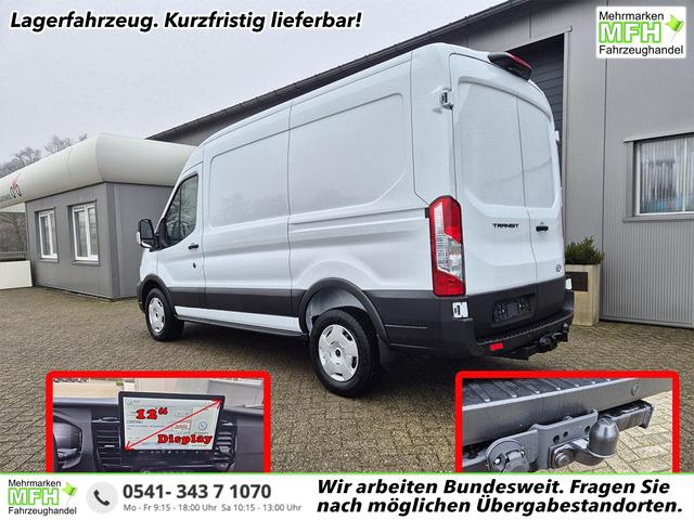 Ford Transit - L2H2 2.0 EcoBlue 130PS Trend 3,5t 2-Sitzer AHK Sitzheizung Lenkradheizung Frontscheibe beheizb. Klimaautomatik PDC v+h R&uuml;ckf.Kamera Bluetooth DAB Apple CarPlay Android Auto Tempomat Ganzj.Reifen