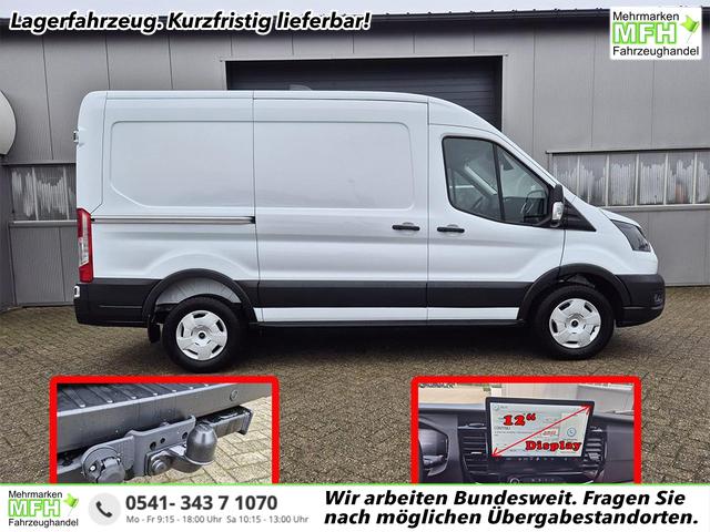 Ford Transit - L2H2 2.0 EcoBlue 130PS Trend 3,5t 2-Sitzer AHK Sitzheizung Lenkradheizung Frontscheibe beheizb. Klimaautomatik PDC v+h R&uuml;ckf.Kamera Bluetooth DAB Apple CarPlay Android Auto Tempomat Ganzj.Reifen