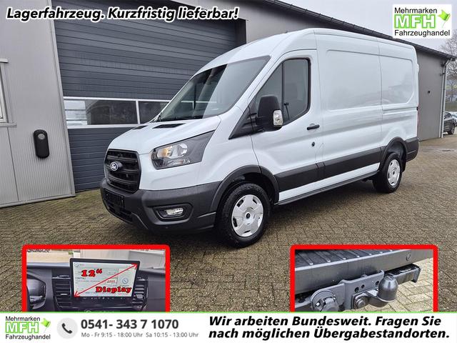 Ford Transit - L2H2 2.0 EcoBlue 130PS Trend 3,5t 3-Sitzer AHK Sitzheizung Lenkradheizung Frontscheibe beheizb. Klimaautomatik PDC v+h R&uuml;ckf.Kamera Bluetooth DAB Apple CarPlay Android Auto Tempomat Ganzj.Reifen