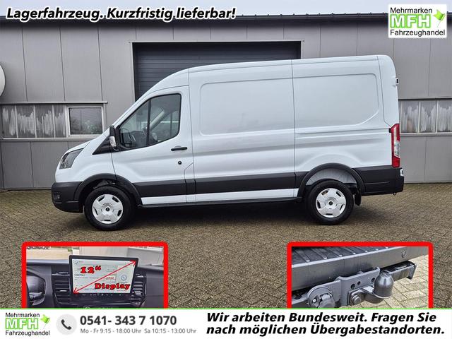 Ford Transit - L2H2 2.0 EcoBlue 130PS Trend 3,5t 3-Sitzer AHK Sitzheizung Lenkradheizung Frontscheibe beheizb. Klimaautomatik Bluetooth DAB Apple CarPlay Android Auto PDC v+h R&uuml;ckf.Kamera Tempomat