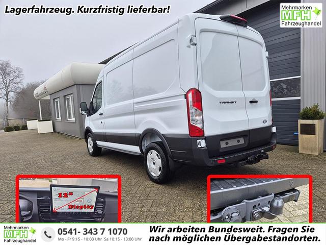 Ford Transit - L2H2 2.0 EcoBlue 130PS Trend 3,5t 3-Sitzer AHK Sitzheizung Lenkradheizung Frontscheibe beheizb. Klimaautomatik Bluetooth DAB Apple CarPlay Android Auto PDC v+h R&uuml;ckf.Kamera Tempomat