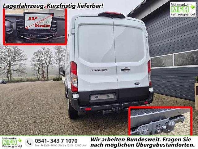 Ford Transit - L2H2 2.0 EcoBlue 130PS Trend 3,5t 3-Sitzer AHK Sitzheizung Lenkradheizung Frontscheibe beheizb. Klimaautomatik PDC v+h R&uuml;ckf.Kamera Bluetooth DAB Apple CarPlay Android Auto Tempomat Ganzj.Reifen