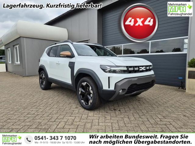 Dacia Duster Extreme 4x4 130PS 1.2 TCe 4x Kamera Lenkradheizung Sitzheizung Klimaautomatik Teil-Leder elektr.Parkbremse Bluetooth Apple Carplay Android Auto PDC v+h 2xKeyless 18-LM Ganzj.Reifen 