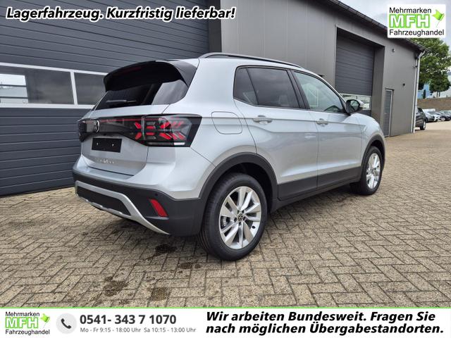 Volkswagen T-Cross - 1.0 TSI 116PS DSG Life LED-Matrix-Scheinwerfer Klimaautomatik Sitzheizung PDC R&uuml;ckf.Kamera 17-LM abged.Scheiben 2xKeyless DAB+ Bluetooth Touchscreen Apple CarPlay Android Auto
