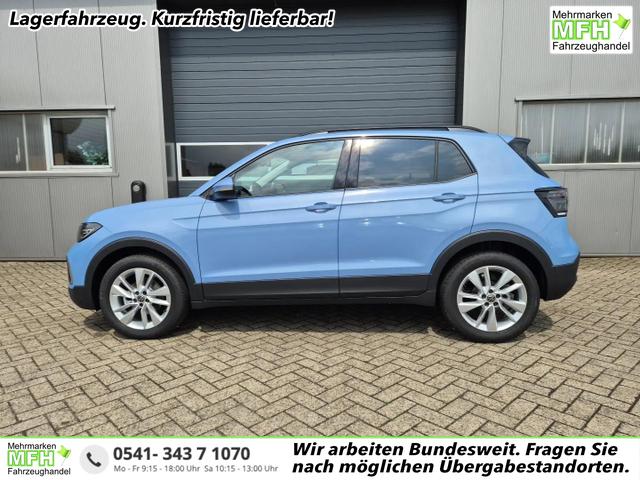 Volkswagen T-Cross - 1.0 TSI 116PS DSG Life LED-Matrix-Scheinwerfer Klimaautomatik Sitzheizung PDC R&uuml;ckf.Kamera 17-LM abged.Scheiben 2xKeyless DAB+ Bluetooth Touchscreen Apple CarPlay Android Auto