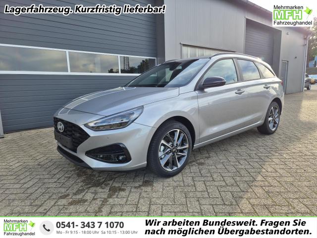 Hyundai i30 Kombi - 1.5 T-GDI 95PS Sitzheizung Lenkradheizung Klimaautomatik Tempomat Navi Apple CarPlay + Android Auto PDC v+h Rückf.Kamera 17-LM