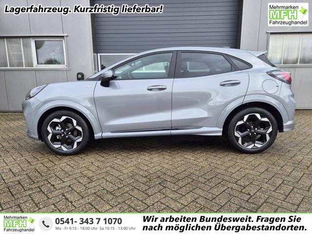Ford Puma - ST-Line X 1.0 EcoBoost Hybrid 125PS Automatik NEUES MODELL 360°Kamera AbstandsTempomat el.Heckklappe Premium Leder (Sensico) B+O-Sound Klimaautomatik Sitzheizung Lenkradheizung Frontscheibe beheizb. Ford-Navi SYNC4 Bluetooth Apple CarPlay Android A