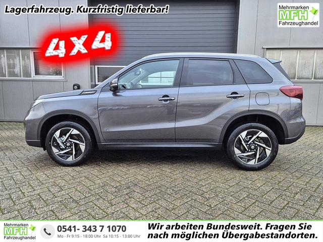 Suzuki Vitara - Comfort+ 110PS Automatik MHEV 4x4 ALLGRIP 1.4 Boosterjet Allrad Teilleder Navi Klimaautomatik Sitzheizung ACC PDC v+h R&uuml;ckf.Kamera Suzuki-Radio Apple CarPlay Android Auto Touchscreen 2xKeyless 17-LM