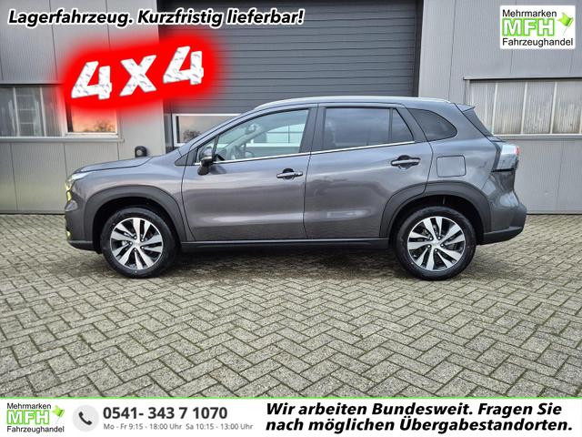 Suzuki S-Cross - Comfort+ 110PS Automatik MHEV 4x4 ALLGRIP 1.4 Boosterjet Allrad Teilleder Navi Klimaautomatik Sitzheizung ACC PDC v+h 4x Kamera Suzuki-Radio Apple CarPlay Android Auto Touchscreen 2xKeyless 17-LM
