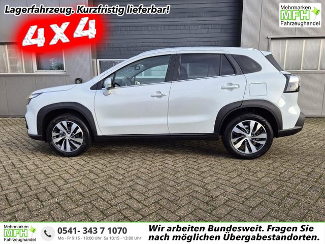 Suzuki S-Cross - Comfort+ 110PS Automatik MHEV 4x4 ALLGRIP 1.4 Boosterjet Allrad Teilleder Navi Klimaautomatik Sitzheizung ACC PDC v+h 4x Kamera Suzuki-Radio Apple CarPlay Android Auto Touchscreen 2xKeyless 17-LM