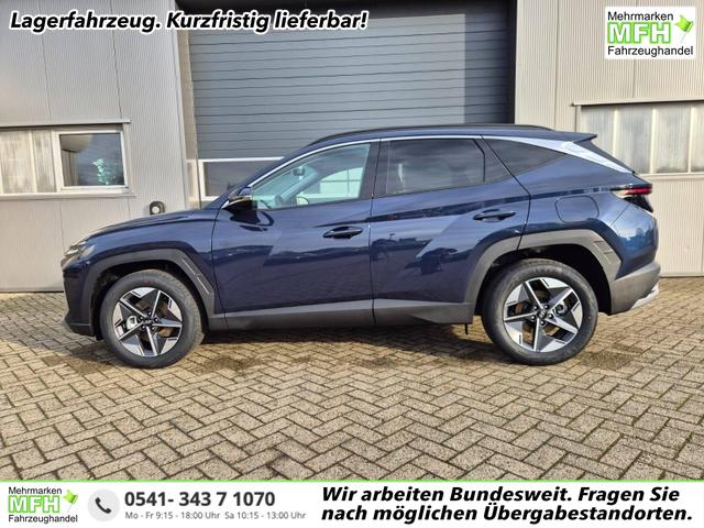 Hyundai TUCSON - Trend 1.6 T-GDI 150PS Automatik TZ 2026 Teil-Leder Sitzheizung v+h Lenkradheizung Klimaautomatik Navi Touchscreen DAB+ Apple CarPlay + Android Auto PDC R&uuml;ckf.-Kamera Matrix-LED-Scheinw.