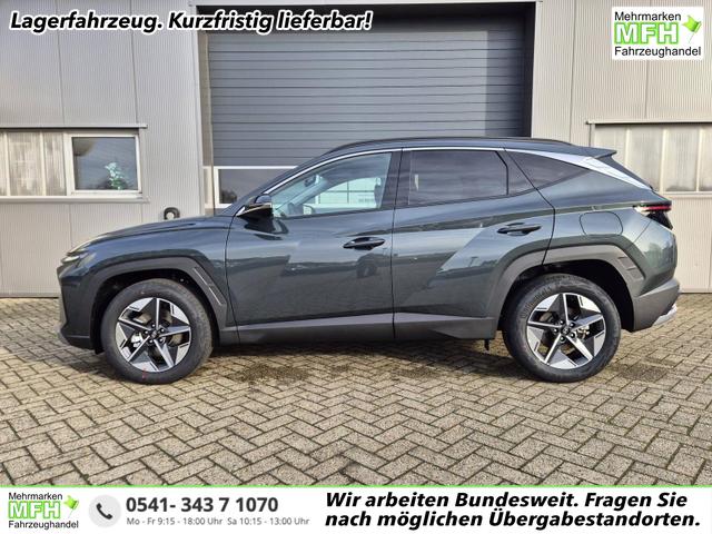Hyundai TUCSON - Trend 1.6 T-GDI 150PS Automatik TZ 2026 Teil-Leder Sitzheizung v+h Lenkradheizung Klimaautomatik Navi Touchscreen DAB+ Apple CarPlay + Android Auto PDC R&uuml;ckf.-Kamera Matrix-LED-Scheinw.