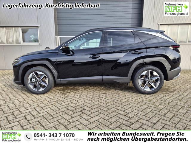 Hyundai TUCSON - Trend 1.6 T-GDI 150PS Automatik TZ 2026 Teil-Leder Sitzheizung v+h Lenkradheizung Klimaautomatik Navi Touchscreen DAB+ Apple CarPlay + Android Auto PDC R&uuml;ckf.-Kamera Matrix-LED-Scheinw.