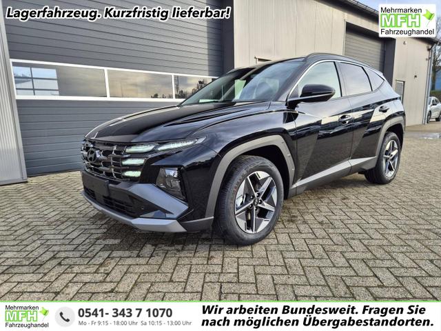 Hyundai TUCSON - Trend 1.6 T-GDI 150PS Automatik TZ 2026 Teil-Leder Sitzheizung v+h Lenkradheizung Klimaautomatik Navi Touchscreen DAB+ Apple CarPlay + Android Auto PDC R&uuml;ckf.-Kamera Matrix-LED-Scheinw.