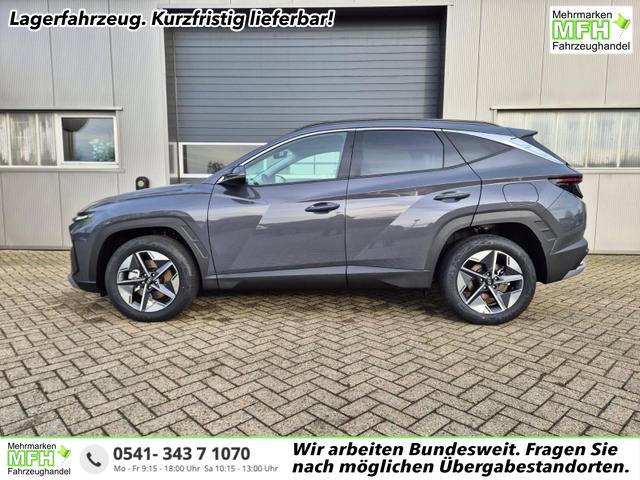 Hyundai TUCSON - Trend 1.6 T-GDI 150PS Automatik TZ 2026 Teil-Leder Sitzheizung v+h Lenkradheizung Klimaautomatik Navi Touchscreen DAB+ Apple CarPlay + Android Auto PDC R&uuml;ckf.-Kamera Matrix-LED-Scheinw.