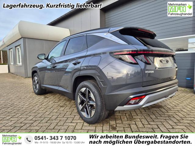 Hyundai TUCSON - Trend 1.6 T-GDI 150PS Automatik TZ 2026 Teil-Leder Sitzheizung v+h Lenkradheizung Klimaautomatik Navi Touchscreen DAB+ Apple CarPlay + Android Auto PDC R&uuml;ckf.-Kamera Matrix-LED-Scheinw.