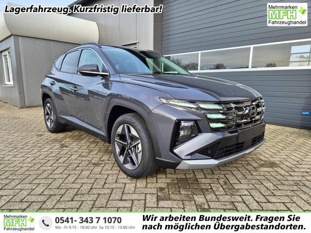 Hyundai TUCSON - Trend 1.6 T-GDI 150PS Automatik TZ 2026 Teil-Leder Sitzheizung v+h Lenkradheizung Klimaautomatik Navi Touchscreen DAB+ Apple CarPlay + Android Auto PDC R&uuml;ckf.-Kamera Matrix-LED-Scheinw.