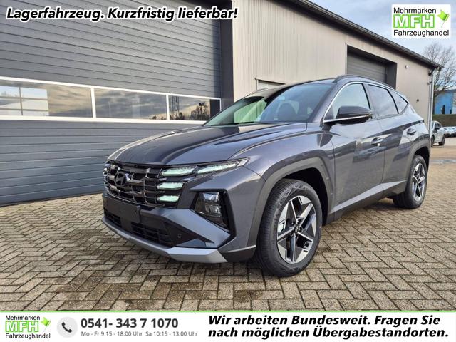Hyundai TUCSON - Trend 1.6 T-GDI 150PS Automatik TZ 2026 Teil-Leder Sitzheizung v+h Lenkradheizung Klimaautomatik Navi Touchscreen DAB+ Apple CarPlay + Android Auto PDC R&uuml;ckf.-Kamera Matrix-LED-Scheinw.