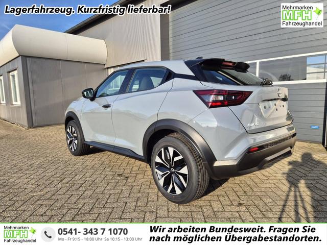 Nissan Juke 1.0 DIG-T 114PS Acenta Klimaautomatik Sitzheizung R&uuml;ckf.Kamera Bluetooth Touchscreen wireless Apple CarPlay Android Auto 