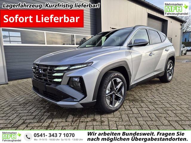 Hyundai TUCSON - Trend 1.6 T-GDI 150PS Automatik TZ 2026 Teil-Leder Sitzheizung v+h Lenkradheizung Klimaautomatik Navi Touchscreen DAB+ Apple CarPlay + Android Auto PDC R&uuml;ckf.-Kamera Matrix-LED-Scheinw.
