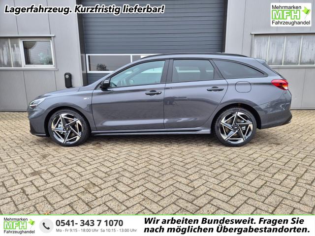 Hyundai i30 Kombi - 1.6 T-GDI 150PS Automatik N-Line MY2026 Sitzheizung Lenkradheizung Klimaautomatik Navi 10,3"-Touchscreen Bluelink Apple CarPlay + Android Auto PDC v+h R&uuml;ckf.Kamera 18-LM