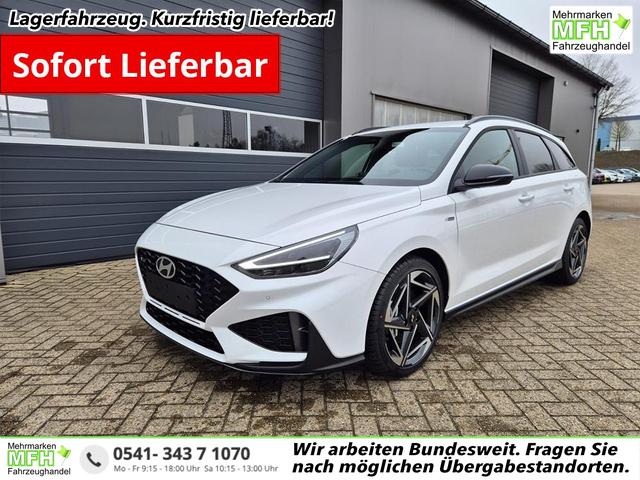 Hyundai i30 Kombi - 1.6 T-GDI 150PS Automatik N-Line MY2026 Sitzheizung Lenkradheizung Klimaautomatik Navi 10,3"-Touchscreen Bluelink Apple CarPlay + Android Auto PDC v+h R&uuml;ckf.Kamera 18-LM