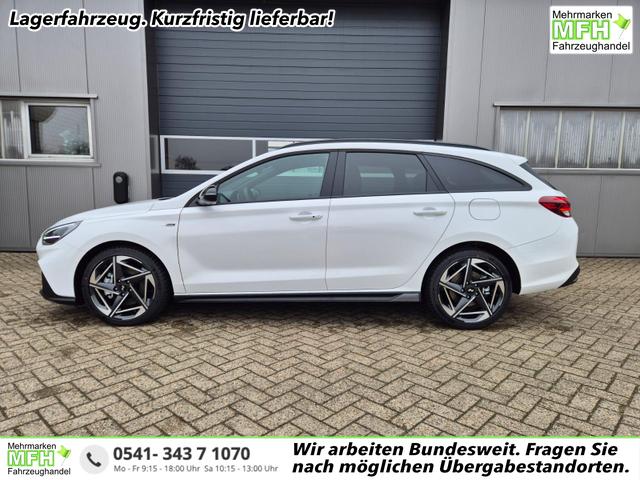 Hyundai i30 Kombi 1.6 T-GDI 150PS Automatik N-Line MY2026 Sitzheizung Lenkradheizung Klimaautomatik Navi 10,3"-Touchscreen Bluelink Apple CarPlay + Android Auto PDC v+h R&uuml;ckf.Kamera 18-LM 