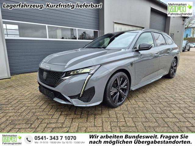 Peugeot 308 SW GT Exclusive 1.2 Hybrid 145PS Automatik Matrix-LED elektr. PanoDach Heckklappe Sitzheizung Lenkradheizung Navi 10" HD-Touchscreen wireless Apple CarPlay + Android Auto FOCAL-System 2x Keyless ACC 4x Kamera PDC v+h 18"LM 