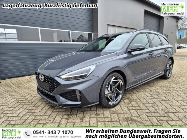 Hyundai i30 Kombi - 1.6 T-GDI 150PS Automatik N-Line MY2026 Sitzheizung Lenkradheizung Klimaautomatik Navi 10,3"-Touchscreen Bluelink Apple CarPlay + Android Auto PDC v+h R&uuml;ckf.Kamera 18-LM