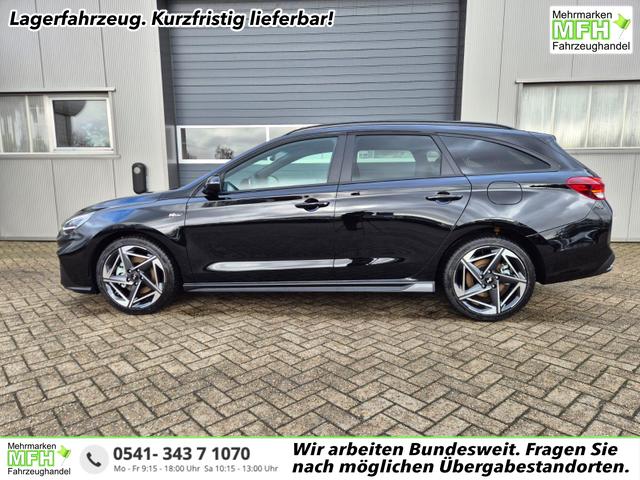 Hyundai i30 Kombi - 1.6 T-GDI 150PS Automatik N-Line MY2026 Sitzheizung Lenkradheizung Klimaautomatik Navi 10,3"-Touchscreen Bluelink Apple CarPlay + Android Auto PDC v+h R&uuml;ckf.Kamera 18-LM