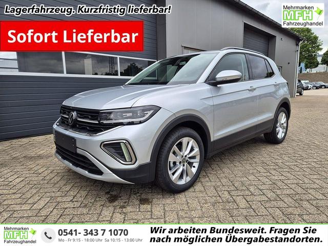 Volkswagen T-Cross - 1.0 TSI 116PS DSG Life LED-Matrix-Scheinwerfer Klimaautomatik Sitzheizung PDC R&uuml;ckf.Kamera 17-LM abged.Scheiben 2xKeyless DAB+ Bluetooth Touchscreen Apple CarPlay Android Auto