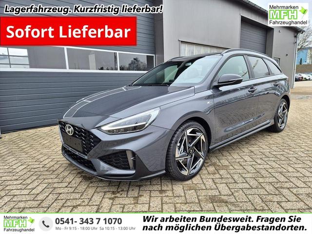 Hyundai i30 Kombi 1.6 T-GDI 150PS Automatik N-Line MY2026 Sitzheizung Lenkradheizung Klimaautomatik Navi 10,3"-Touchscreen Bluelink Apple CarPlay + Android Auto PDC v+h R&uuml;ckf.Kamera 18-LM 