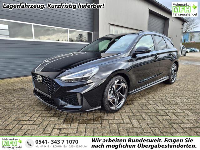 Hyundai i30 Kombi 1.6 T-GDI 150PS Automatik N-Line MY2026 Sitzheizung Lenkradheizung Klimaautomatik Navi 10,3"-Touchscreen Bluelink Apple CarPlay + Android Auto PDC v+h R&uuml;ckf.Kamera 18-LM 