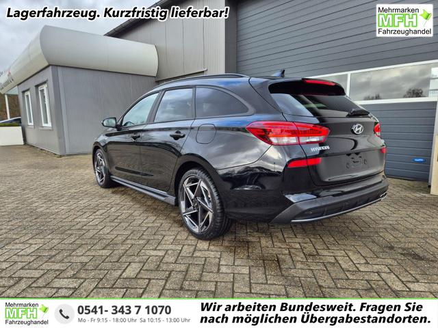 Hyundai i30 Kombi 1.6 T-GDI 150PS Automatik N-Line MY2026 Sitzheizung Lenkradheizung Klimaautomatik Navi 10,3"-Touchscreen Bluelink Apple CarPlay + Android Auto PDC v+h R&uuml;ckf.Kamera 18-LM 