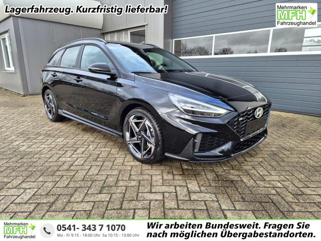 Hyundai i30 Kombi 1.6 T-GDI 150PS Automatik N-Line MY2026 Sitzheizung Lenkradheizung Klimaautomatik Navi 10,3"-Touchscreen Bluelink Apple CarPlay + Android Auto PDC v+h R&uuml;ckf.Kamera 18-LM 