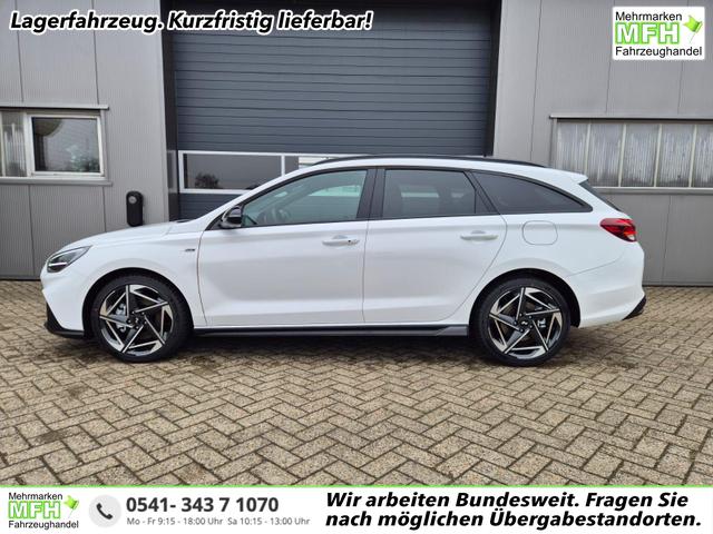 Hyundai i30 Kombi 1.6 T-GDI 150PS Automatik N-Line MY2026 Sitzheizung Lenkradheizung Klimaautomatik Navi 10,3"-Touchscreen Bluelink Apple CarPlay + Android Auto PDC v+h R&uuml;ckf.Kamera 18-LM 