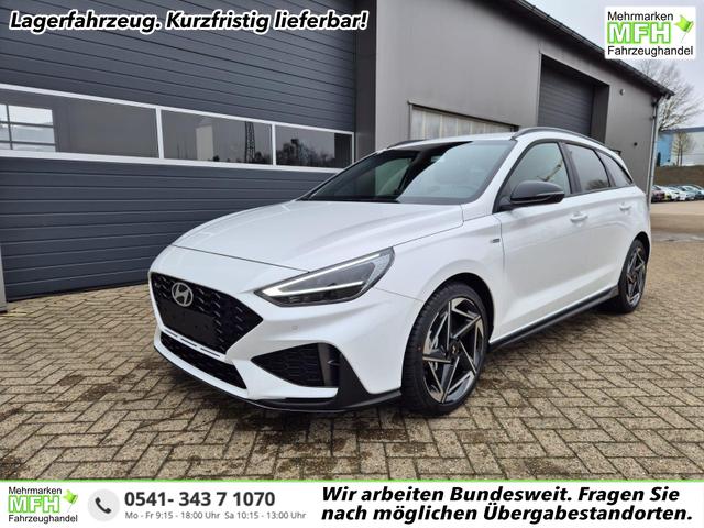 Hyundai i30 Kombi 1.6 T-GDI 150PS Automatik N-Line MY2026 Sitzheizung Lenkradheizung Klimaautomatik Navi 10,3"-Touchscreen Bluelink Apple CarPlay + Android Auto PDC v+h R&uuml;ckf.Kamera 18-LM 