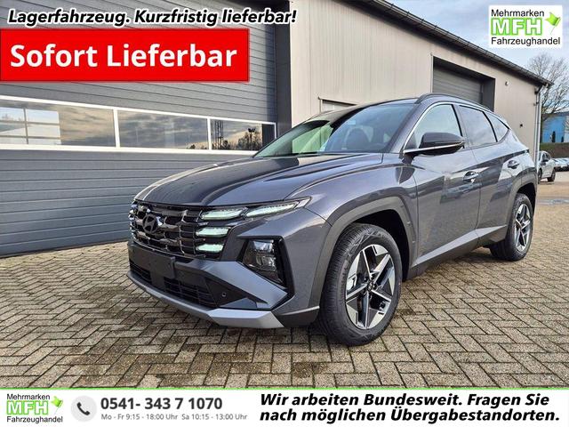 Hyundai TUCSON - Trend 1.6 T-GDI 150PS Automatik TZ 2026 Teil-Leder Sitzheizung v+h Lenkradheizung Klimaautomatik Navi Touchscreen DAB+ Apple CarPlay + Android Auto PDC R&uuml;ckf.-Kamera Matrix-LED-Scheinw.