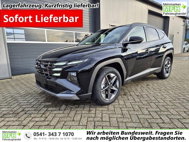 Hyundai TUCSON Trend 1.6 T-GDI 150PS Automatik TZ 2026 Teil-Leder Sitzheizung v+h Lenkradheizung Klimaautomatik Navi Touchscreen DAB+ Apple CarPlay + Android Auto PDC R&uuml;ckf.-Kamera Matrix-LED-Scheinw. 