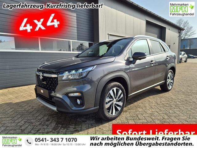 Suzuki S-Cross - Comfort+ 110PS MHEV 4x4 ALLGRIP 1.4 Boosterjet Teilleder Navi Klimaautomatik Sitzheizung ACC PDC v+h 4x Kamera Suzuki-Radio Apple CarPlay Android Auto Touchscreen 2xKeyless 17-LM
