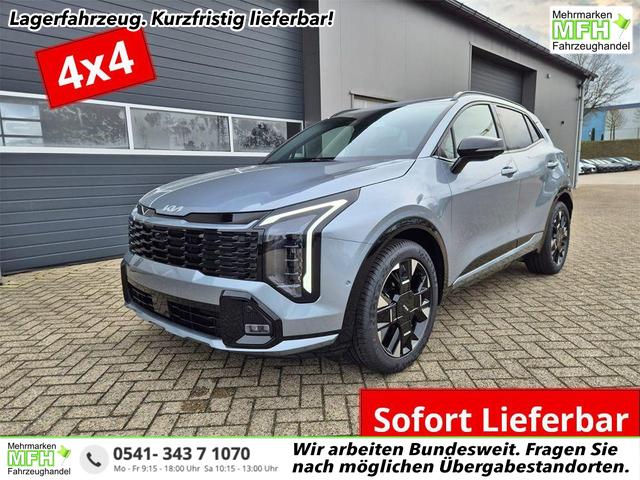 Kia Sportage - 1.6 T-GDi 180PS 4x4 AWD Automatik GT-Line NEUES MODELL MY26 FACELIFT Teil-Leder 19"LM Sitzheizung v+h Lenkradheizung Klimaautomatik ACC Navi Bluetooth Touchscreen Apple CarPlay Android Auto PDC R&uuml;ckf.Kamera 2x Keyless