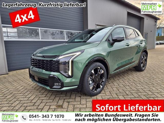 Kia Sportage 1.6 T-GDi 180PS 4x4 AWD Automatik GT-Line NEUES MODELL MY26 FACELIFT Teil-Leder 19"LM Sitzheizung v+h Lenkradheizung Klimaautomatik ACC Navi Bluetooth Touchscreen Apple CarPlay Android Auto PDC R&uuml;ckf.Kamera 2x Keyless 