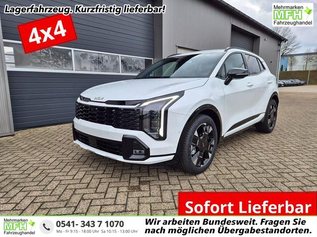Kia Sportage 1.6 T-GDi 180PS 4x4 AWD Automatik GT-Line NEUES MODELL MY26 FACELIFT Teil-Leder 19"LM Sitzheizung v+h Lenkradheizung Klimaautomatik ACC Navi Bluetooth Touchscreen Apple CarPlay Android Auto PDC R&uuml;ckf.Kamera 2x Keyless 