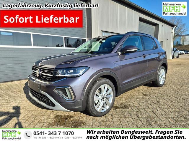 Volkswagen T-Cross 1.0 TSI 116PS DSG Life LED-Matrix-Scheinwerfer ACC Klimaautomatik Sitzheizung PDC v+h 17-LM abged.Scheiben 2xKeyless DAB+ Bluetooth Touchscreen Apple CarPlay Android Auto 