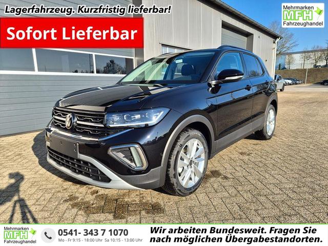 Volkswagen T-Cross 1.0 TSI 116PS DSG Life LED-Matrix-Scheinwerfer ACC Klimaautomatik Sitzheizung PDC v+h 17-LM abged.Scheiben 2xKeyless DAB+ Bluetooth Touchscreen Apple CarPlay Android Auto 