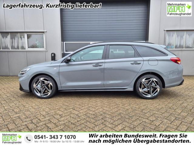 Hyundai i30 Kombi 1.6 T-GDI 150PS Automatik N-Line MY2026 Sitzheizung Lenkradheizung Klimaautomatik Navi 10,3"-Touchscreen Bluelink Apple CarPlay + Android Auto PDC v+h R&uuml;ckf.Kamera 18-LM 