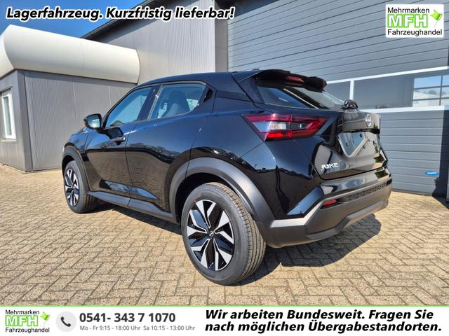 Nissan Juke 1.0 DIG-T 114PS Acenta Klimaautomatik Sitzheizung R&uuml;ckf.Kamera Bluetooth Touchscreen wireless Apple CarPlay Android Auto 