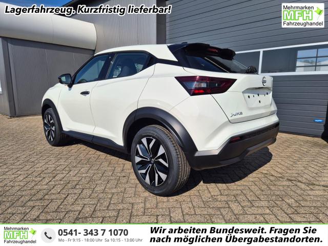 Nissan Juke 1.0 DIG-T 114PS Acenta Klimaautomatik Sitzheizung R&uuml;ckf.Kamera Bluetooth Touchscreen wireless Apple CarPlay Android Auto 
