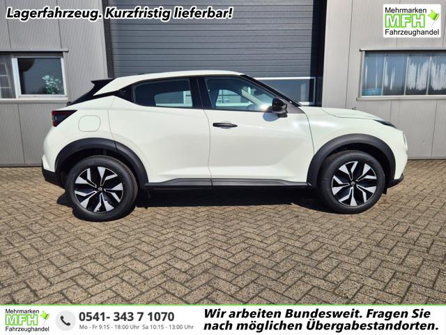 Nissan Juke - 1.0 DIG-T 114PS Acenta Klimaautomatik Sitzheizung R&uuml;ckf.Kamera Bluetooth Touchscreen wireless Apple CarPlay Android Auto